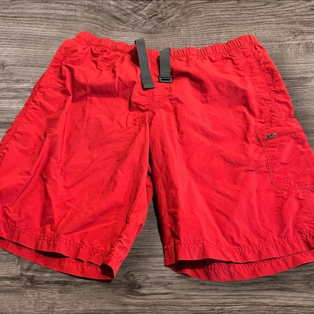 Columbia Men’s Red Omni-Shade Swim Trunks Size XL